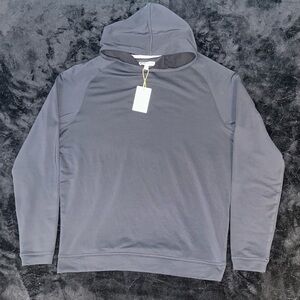 PETER MILLAR MEN'S CROWN SPORT BLACK PERFORMANCE HOODIE SIZE SMALL BRAND NEW 368